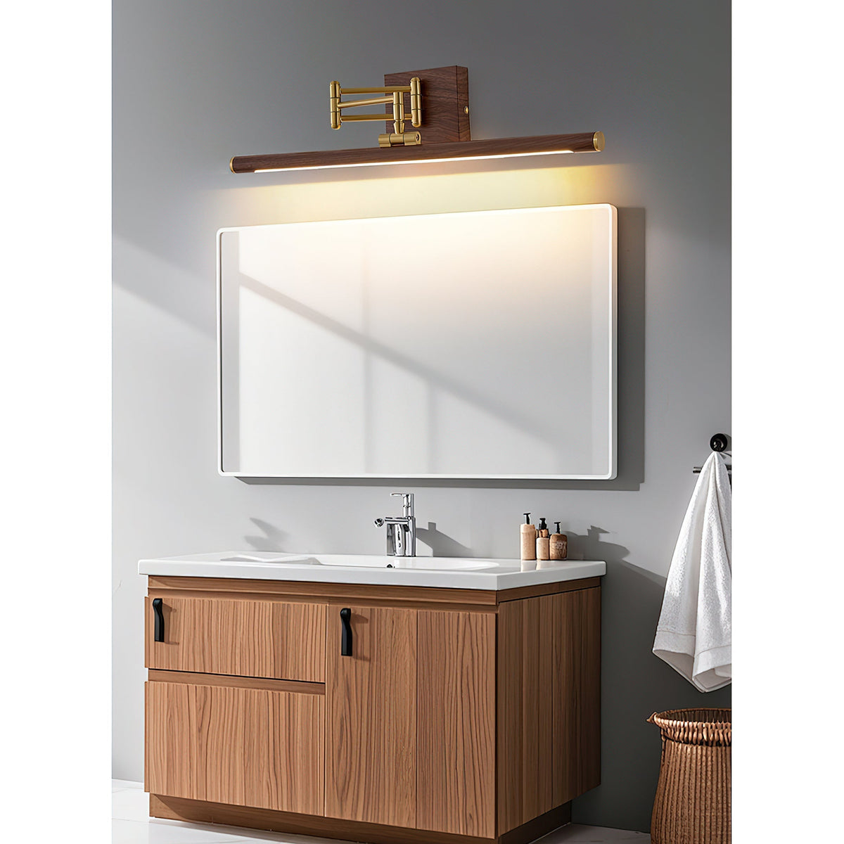 Hinkley Stokes messing wandlamp
