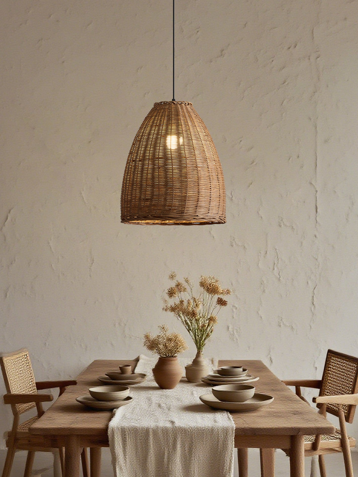 Jarrowcombe Geweven rotan hanglamp