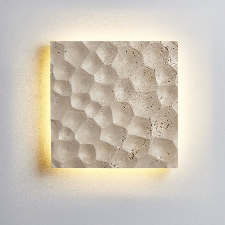 Seleaya Hexa Hive Stone wandlamp