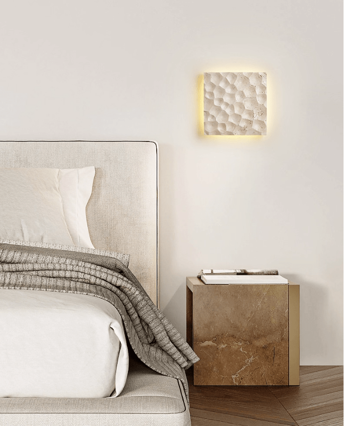 Seleaya Hexa Hive Stone wandlamp