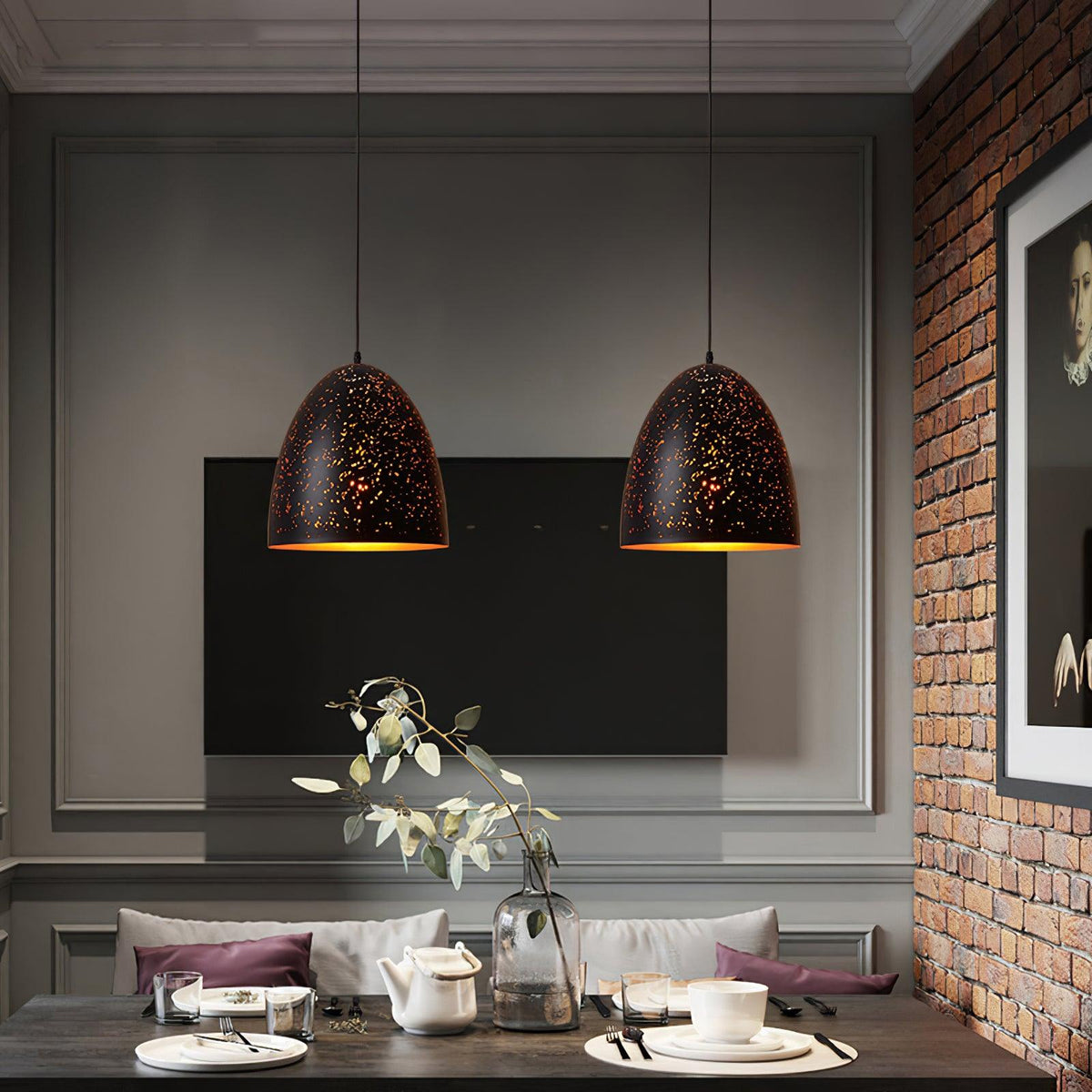 Calania Hollow Industrial hanglamp