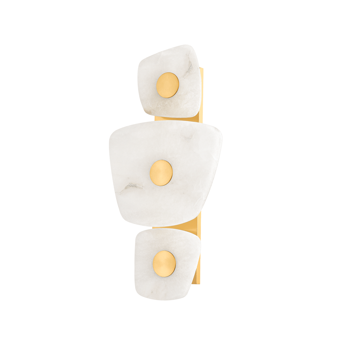 Fylsa asymmetrische wandlamp in albast