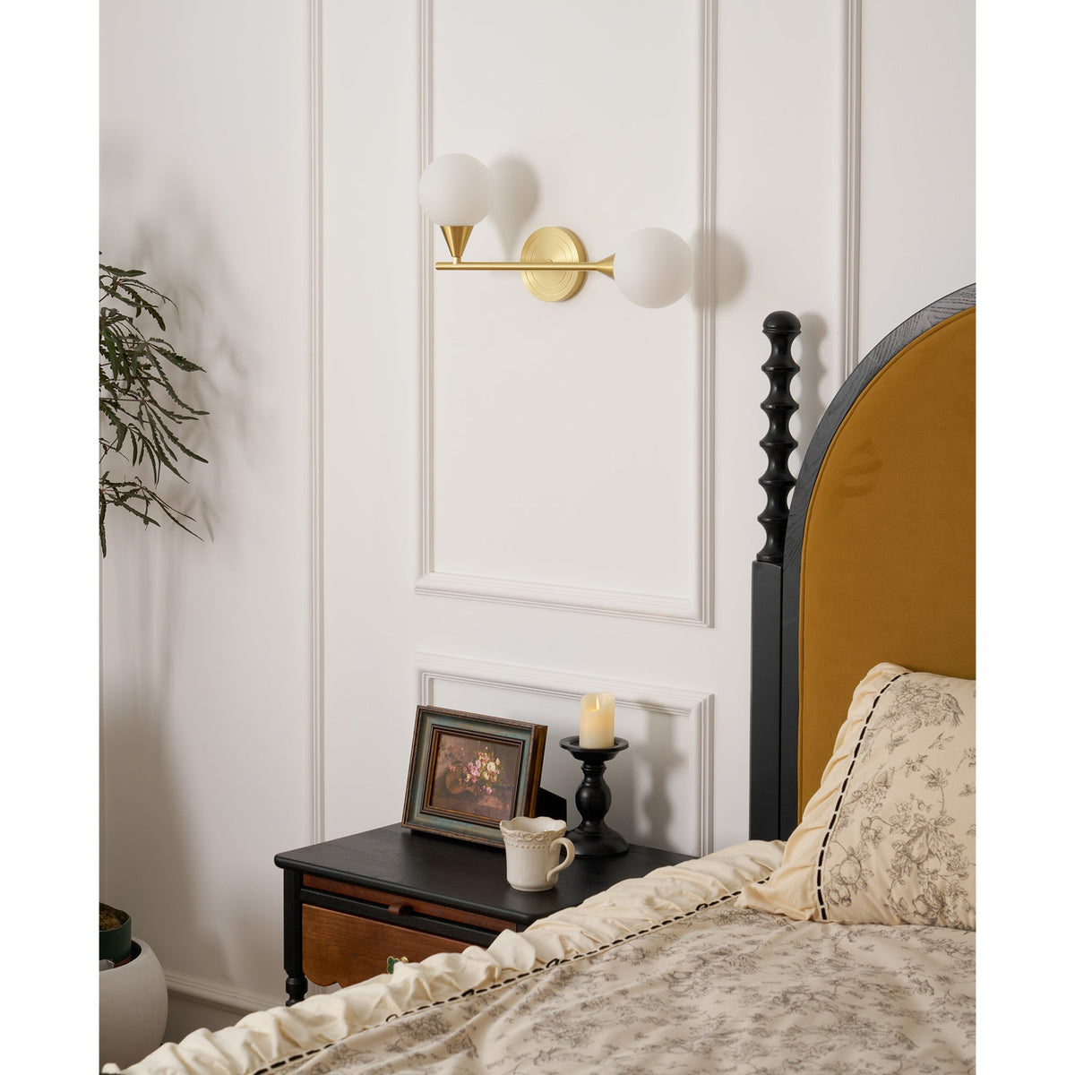 Orbilist wandlamp