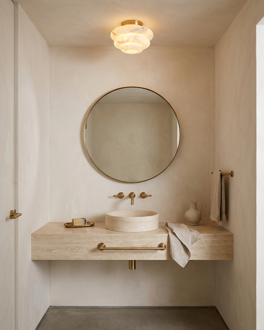 Nivueria albasten vlakke plafondlamp