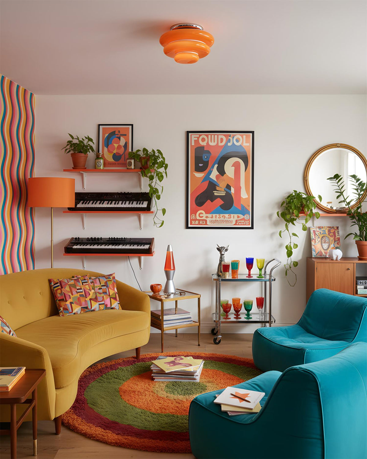 Marceline vlakke plafondlamp