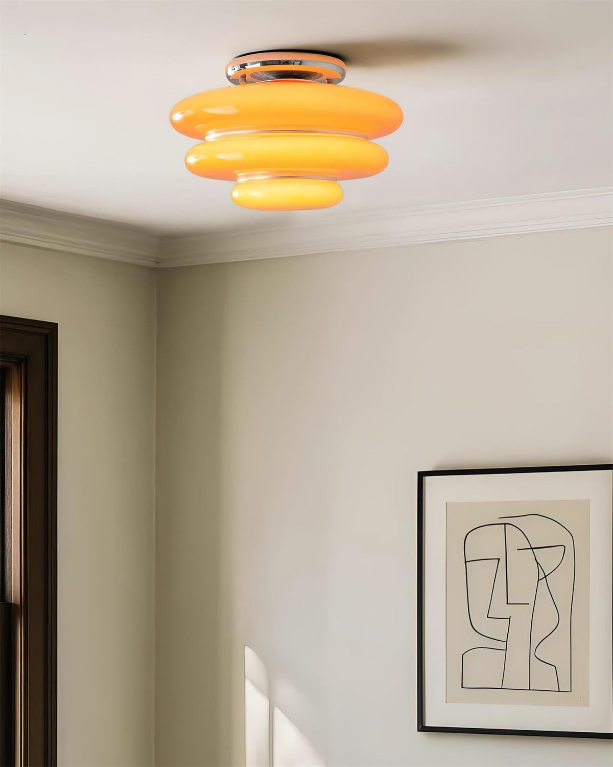 Marceline vlakke plafondlamp