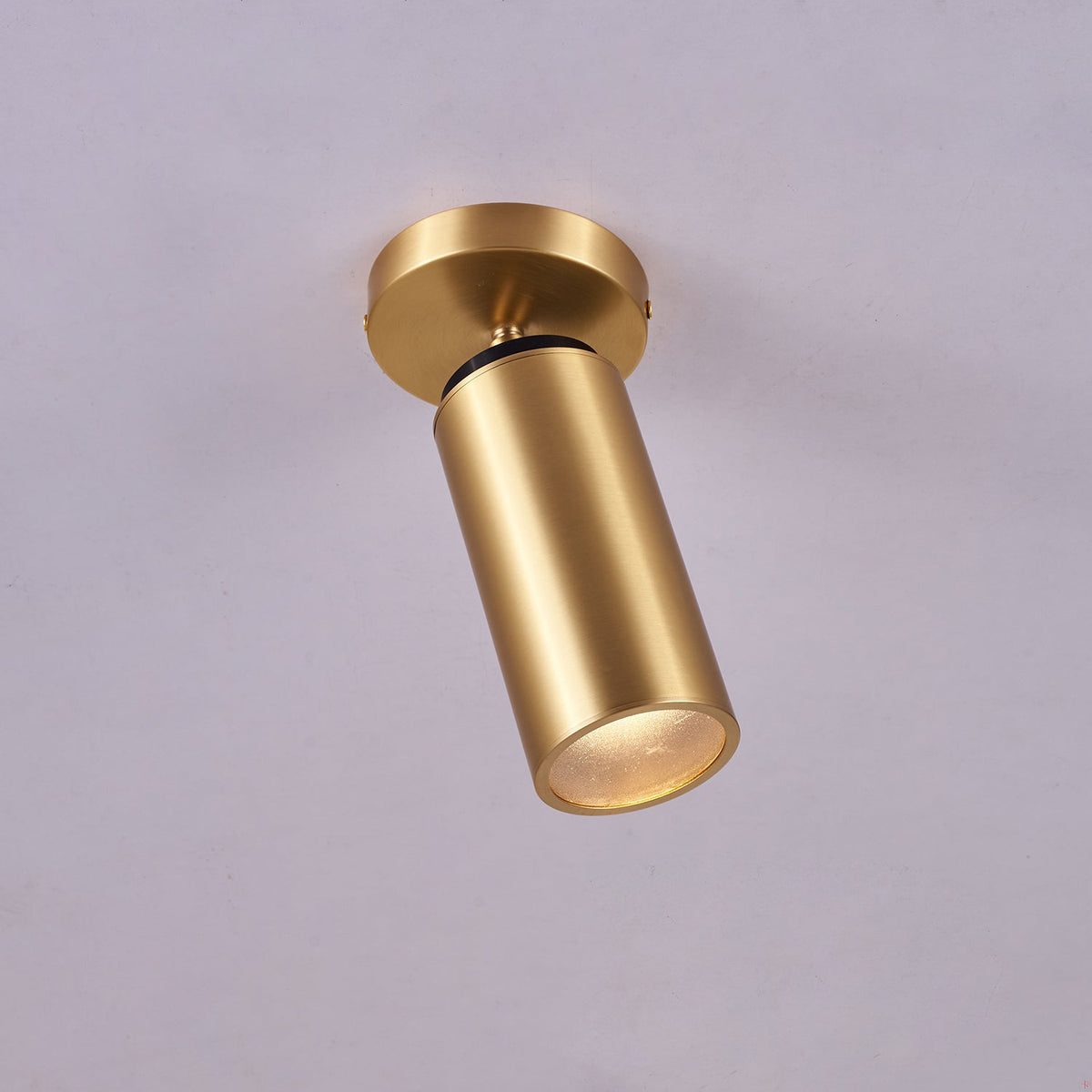 Syloran moderne minimalistische plafondlamp van messing