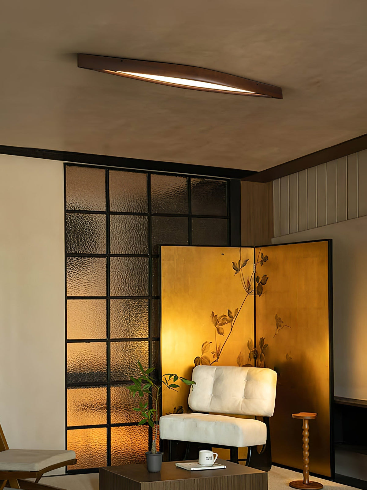 Alnoreth Nordic Horizon Lineaire plafondlamp van hout