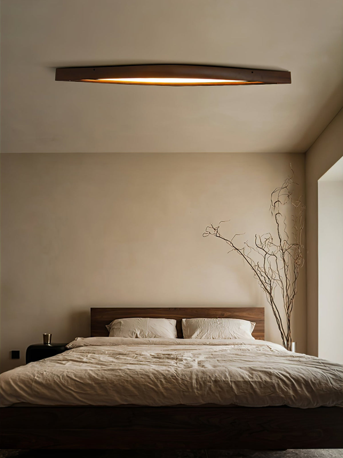 Alnoreth Nordic Horizon Lineaire plafondlamp van hout