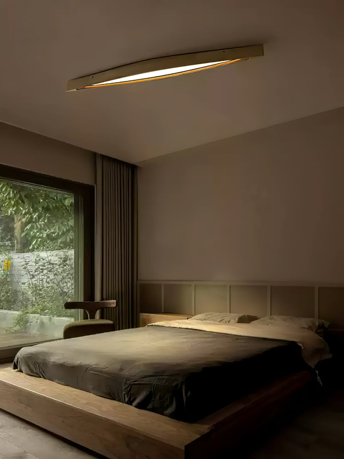 Alnoreth Nordic Horizon Lineaire plafondlamp van hout