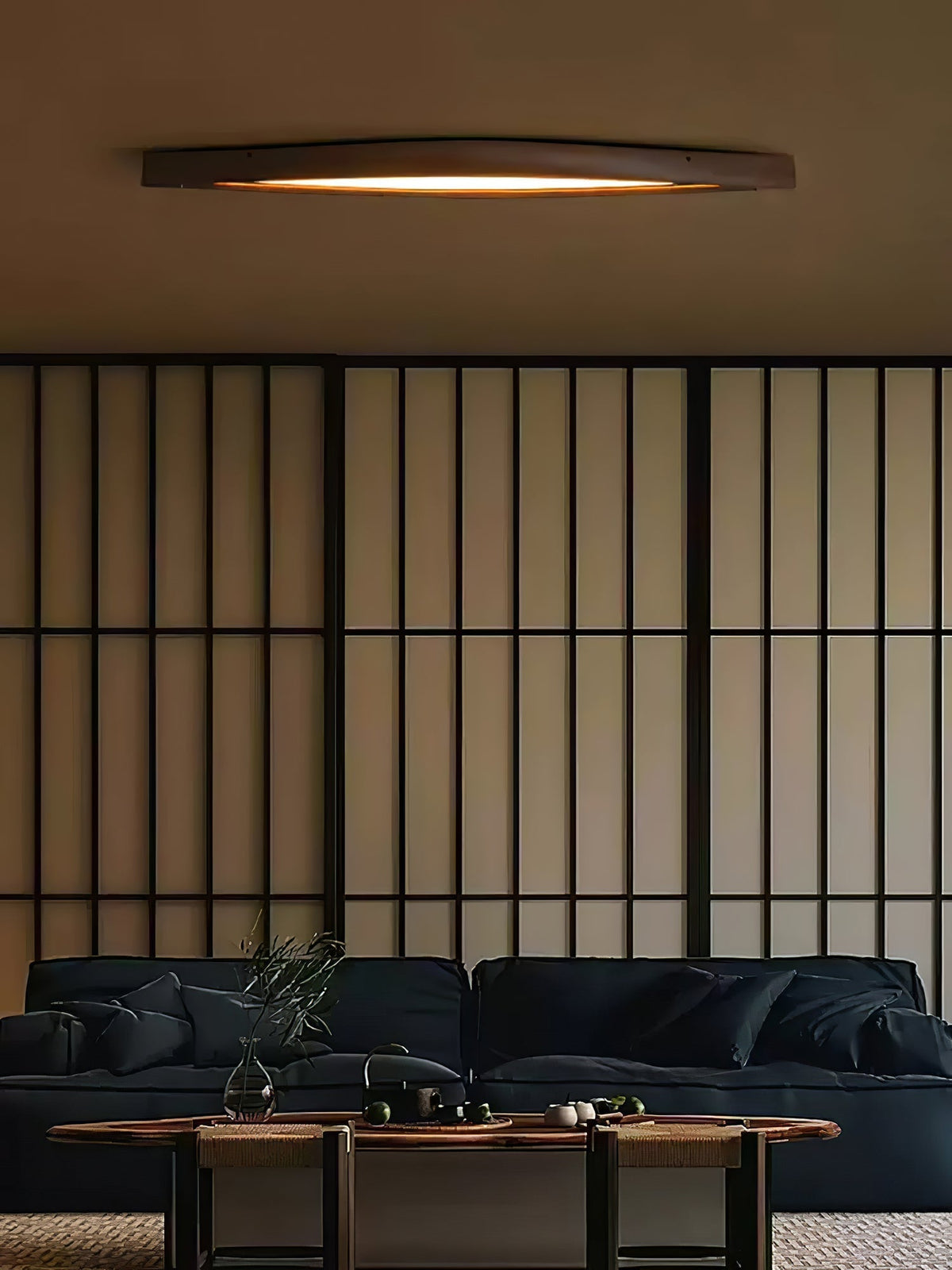 Alnoreth Nordic Horizon Lineaire plafondlamp van hout