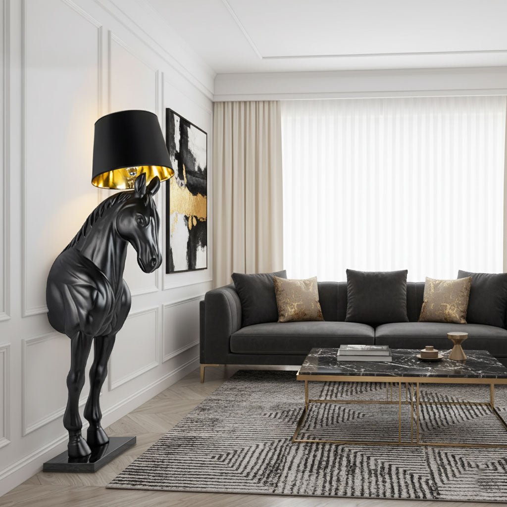 Brammell Paardensculptuur vloerlamp