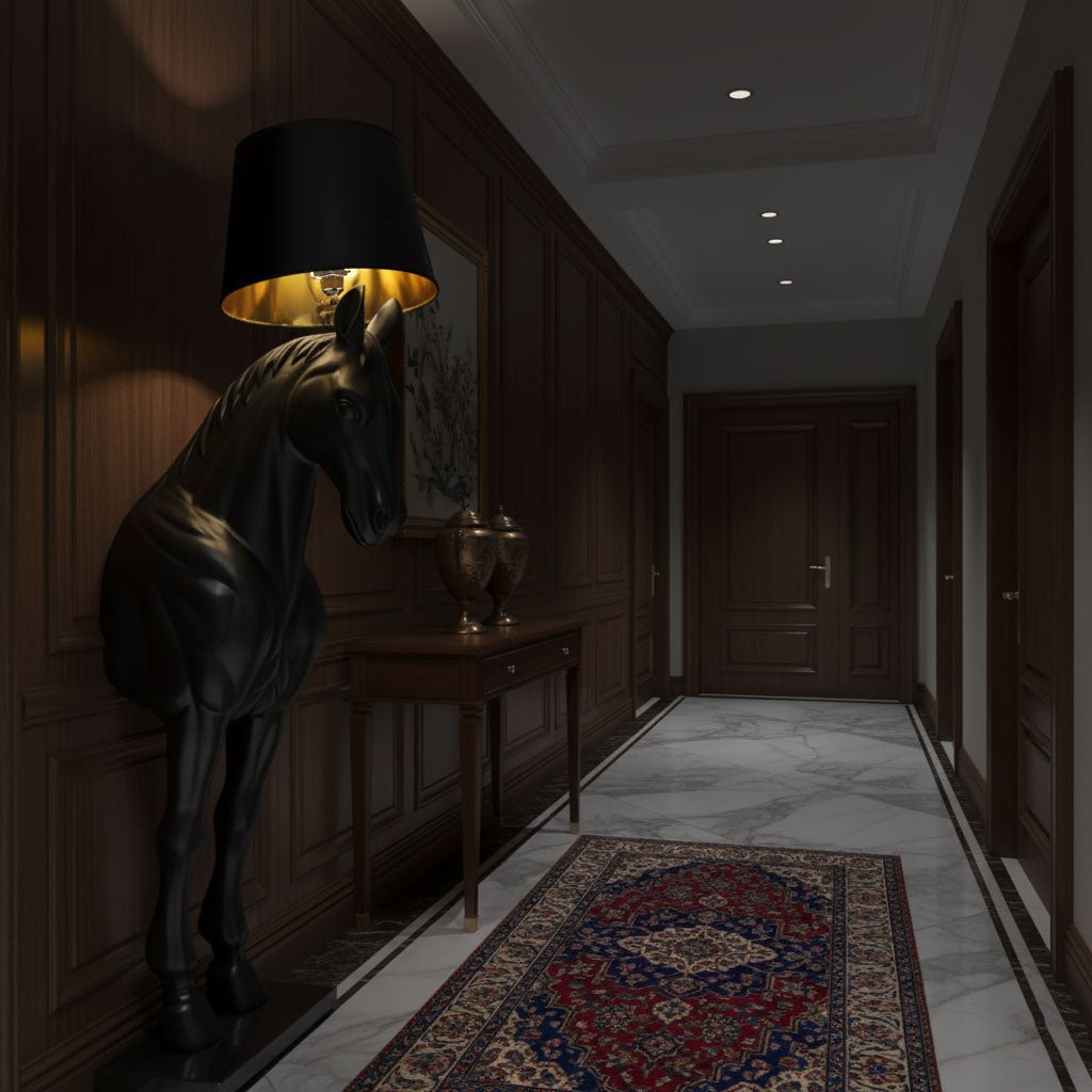 Brammell Paardensculptuur vloerlamp