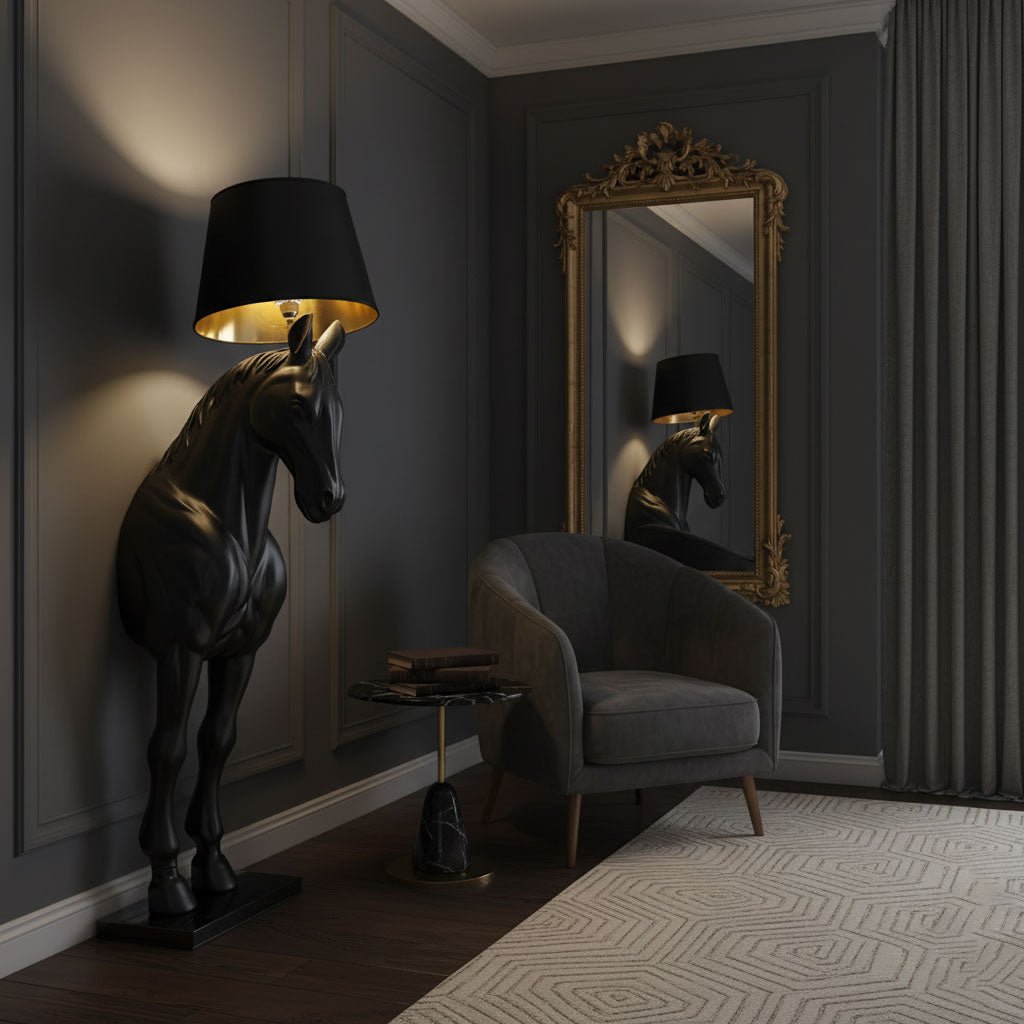 Brammell Paardensculptuur vloerlamp