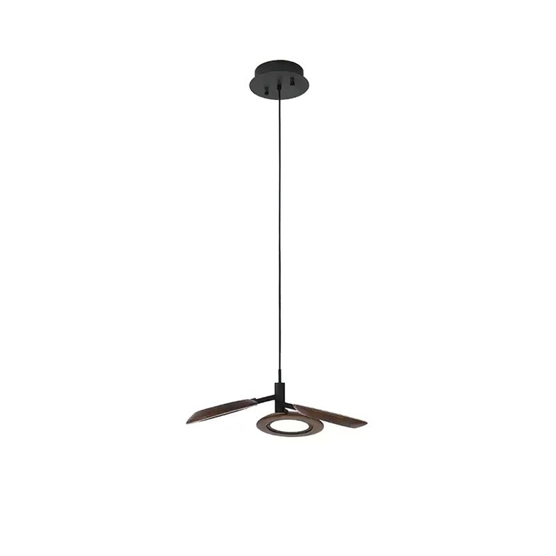 Alnoraris hanglamp met drie lagen van houten schijven