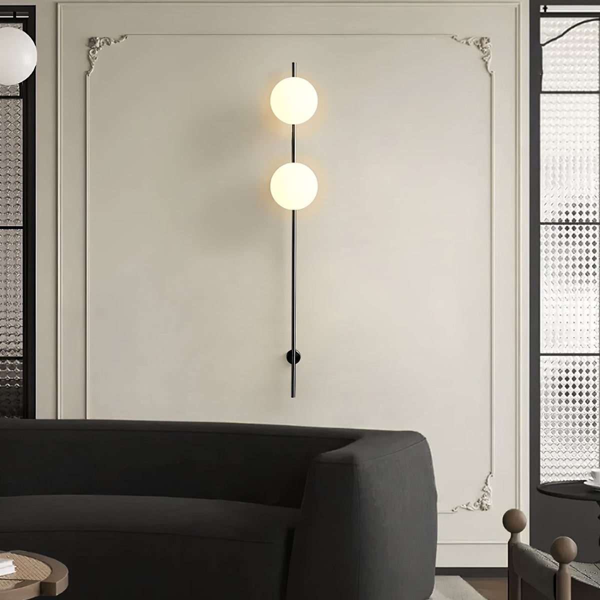 Nerylor Moderne minimalistische wandlamp van glas