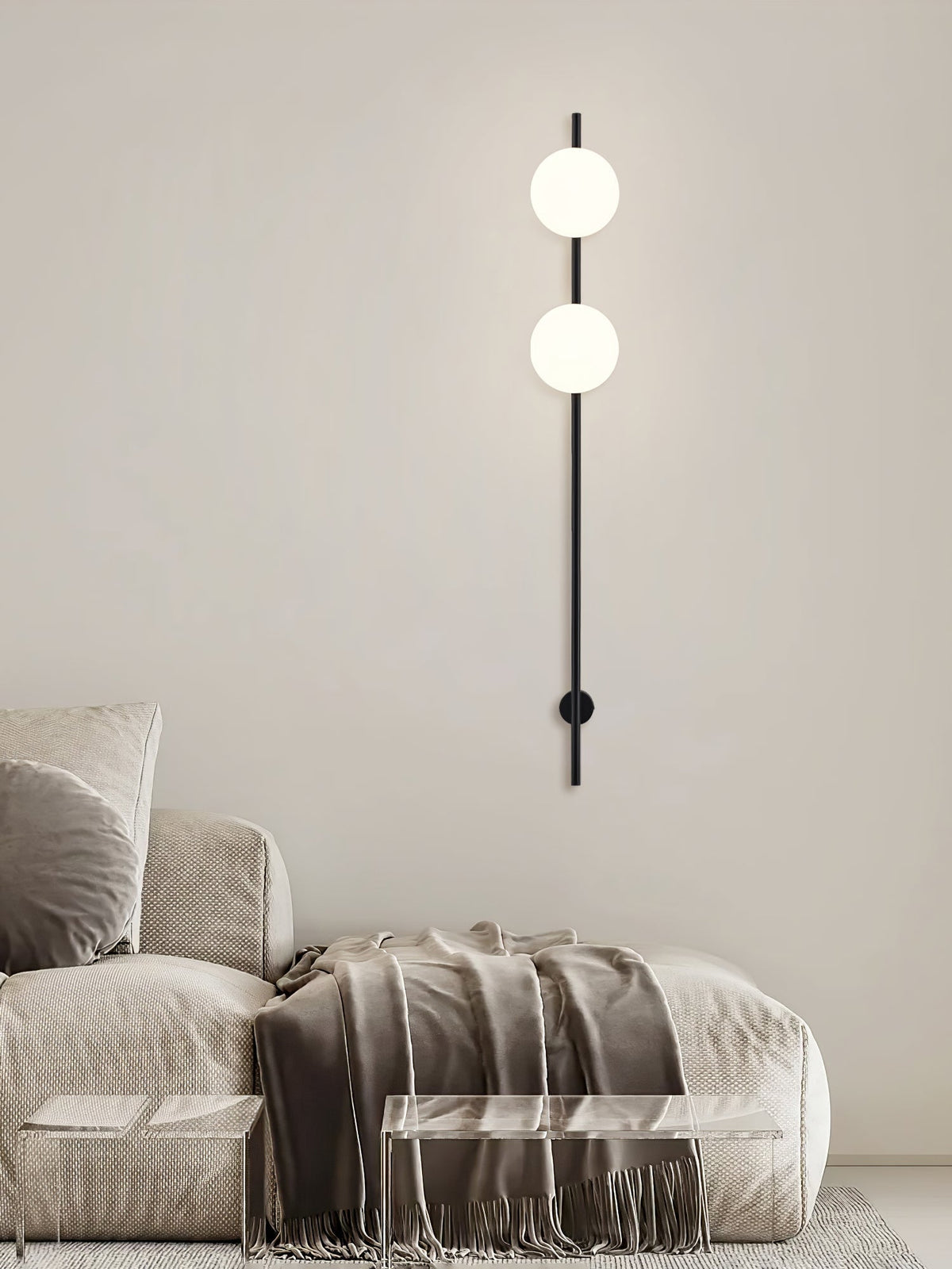 Nerylor Moderne minimalistische wandlamp van glas