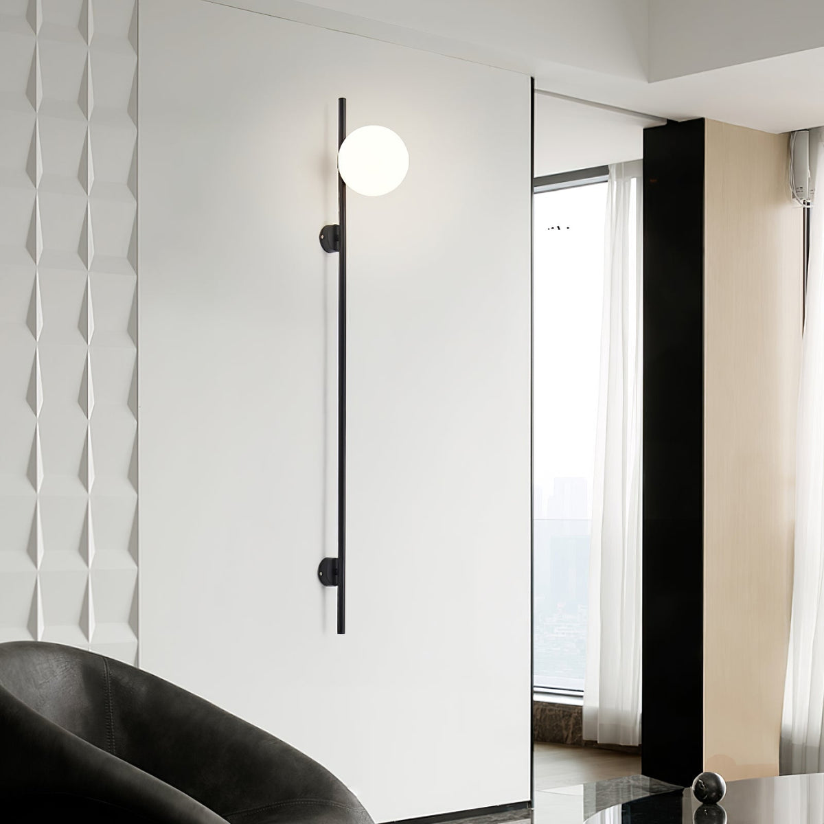 Nerylor Moderne minimalistische wandlamp van glas