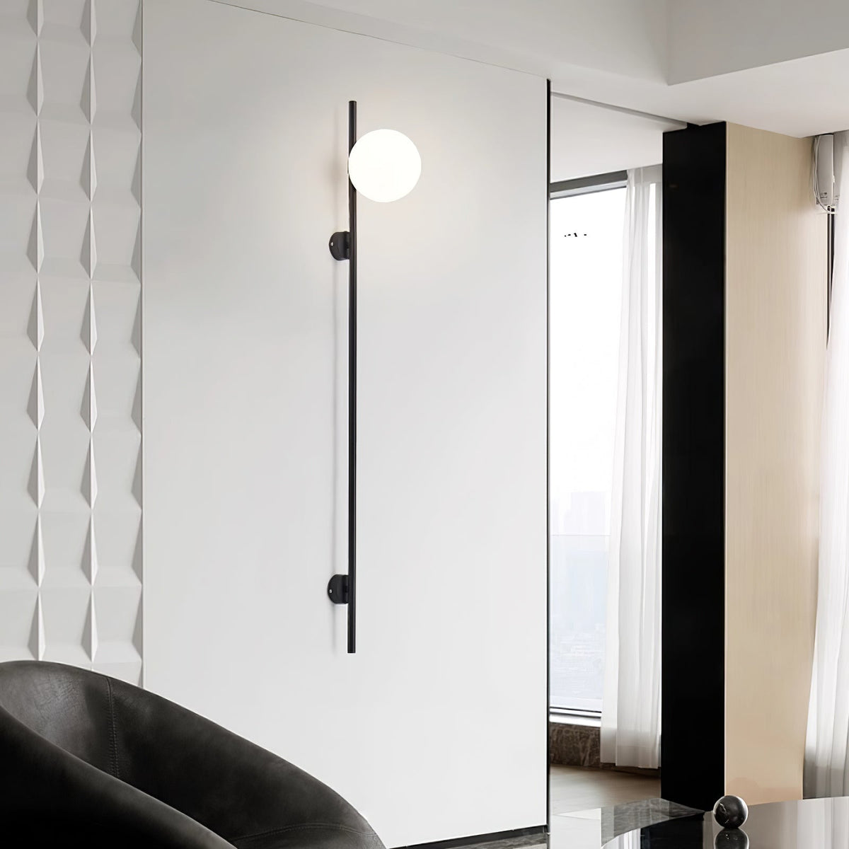 Nerylor Moderne minimalistische wandlamp van glas
