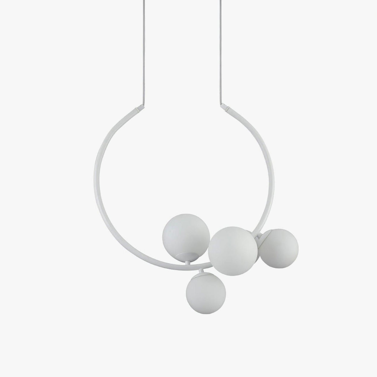 Cosorus hanglamp met glazen kap