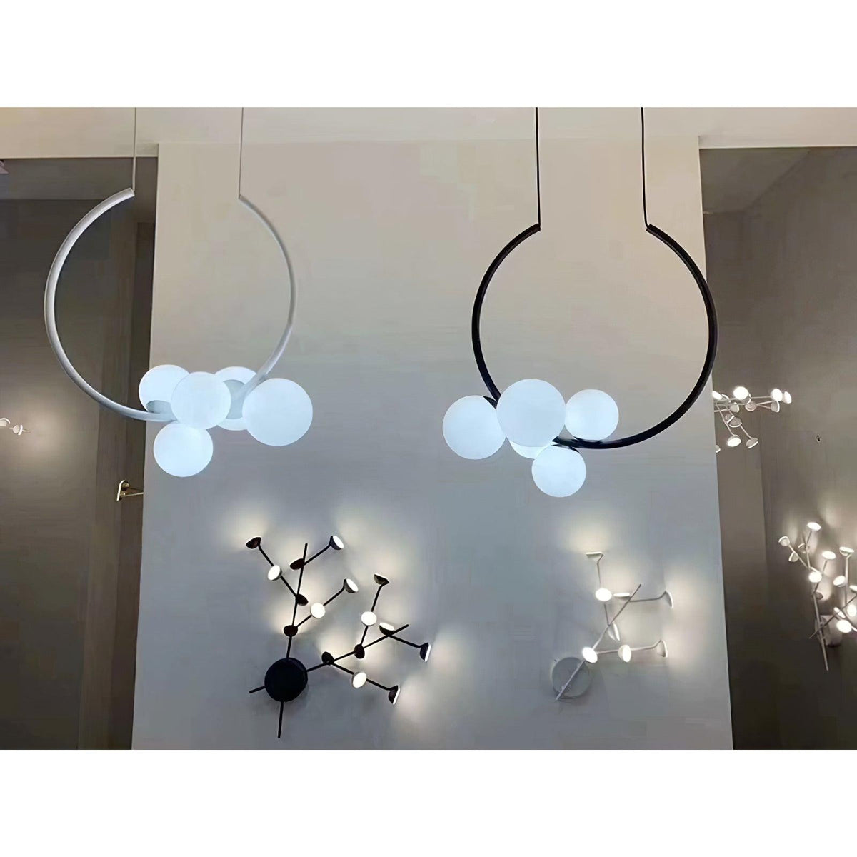 Cosorus hanglamp met glazen kap