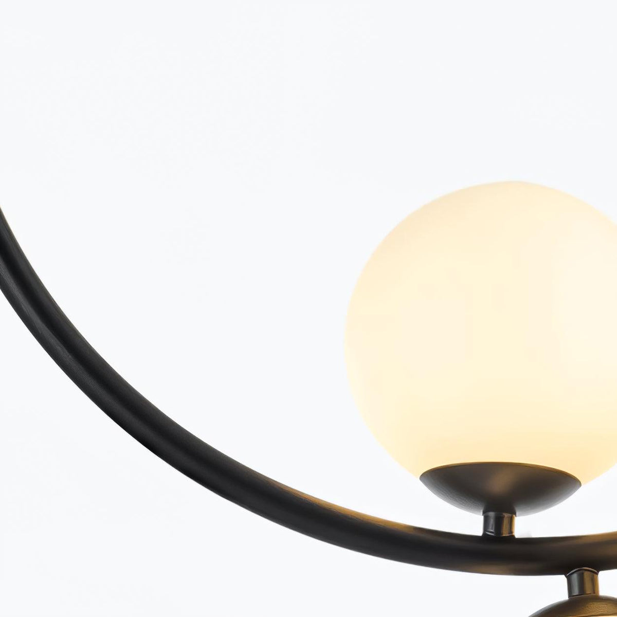 Cosorus hanglamp met glazen kap
