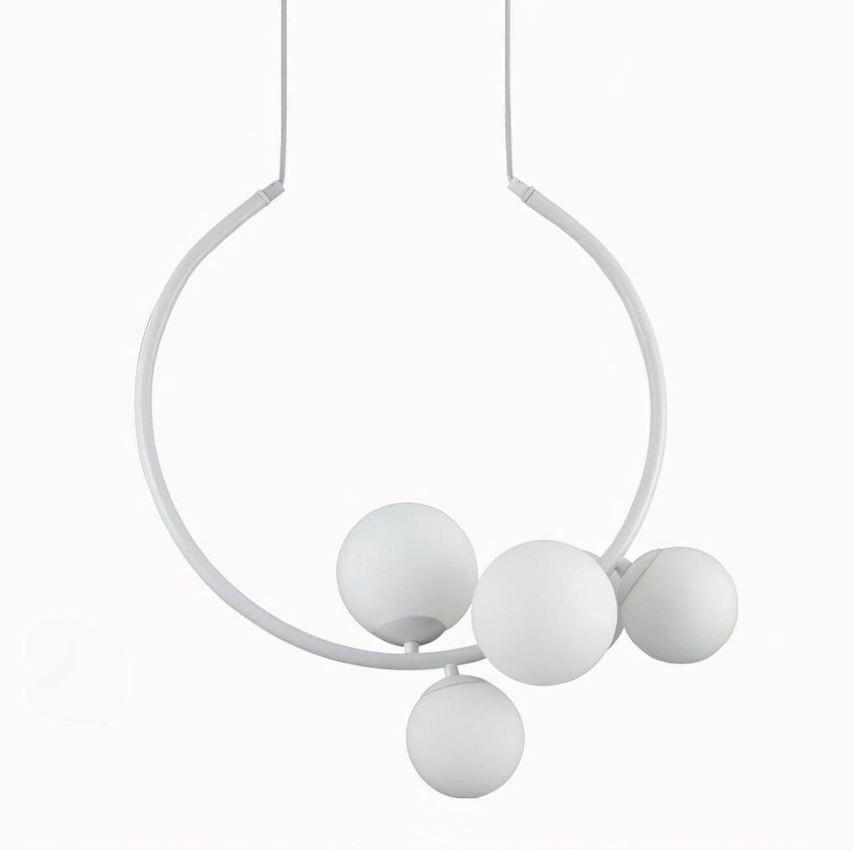Cosorus hanglamp met glazen kap