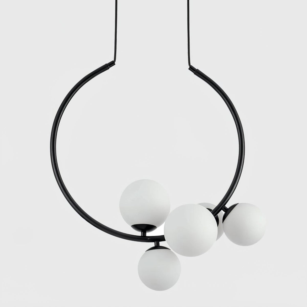 Cosorus hanglamp met glazen kap