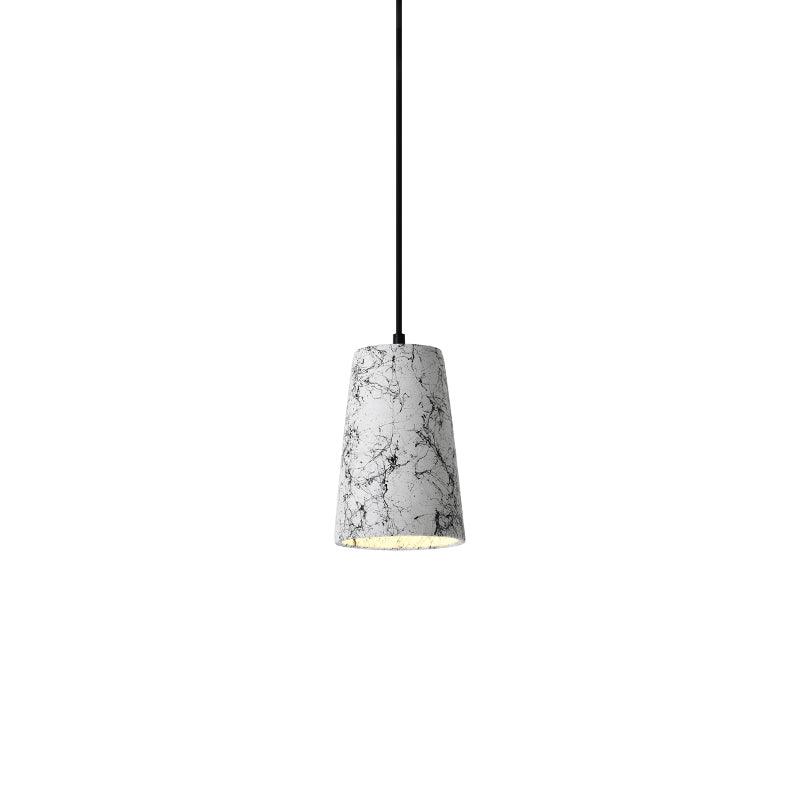 Moderne hanglamp van marmer en cement