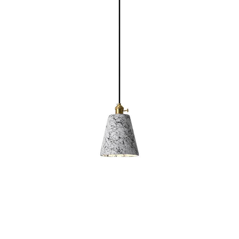 Moderne hanglamp van marmer en cement