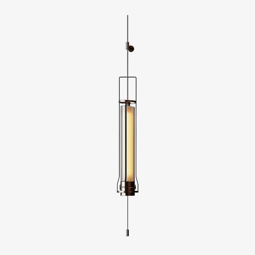 Lioralora moderne minimalistische wandlamp met cilindervormig glazen kapje