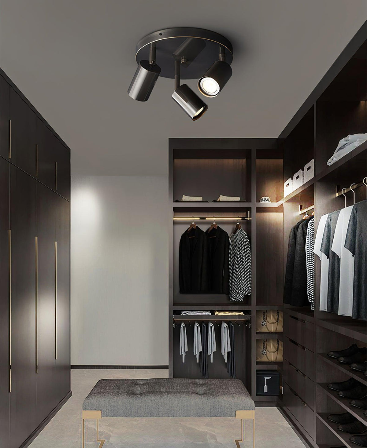 Quin plafondlamp cilindrisch verstelbaar modern