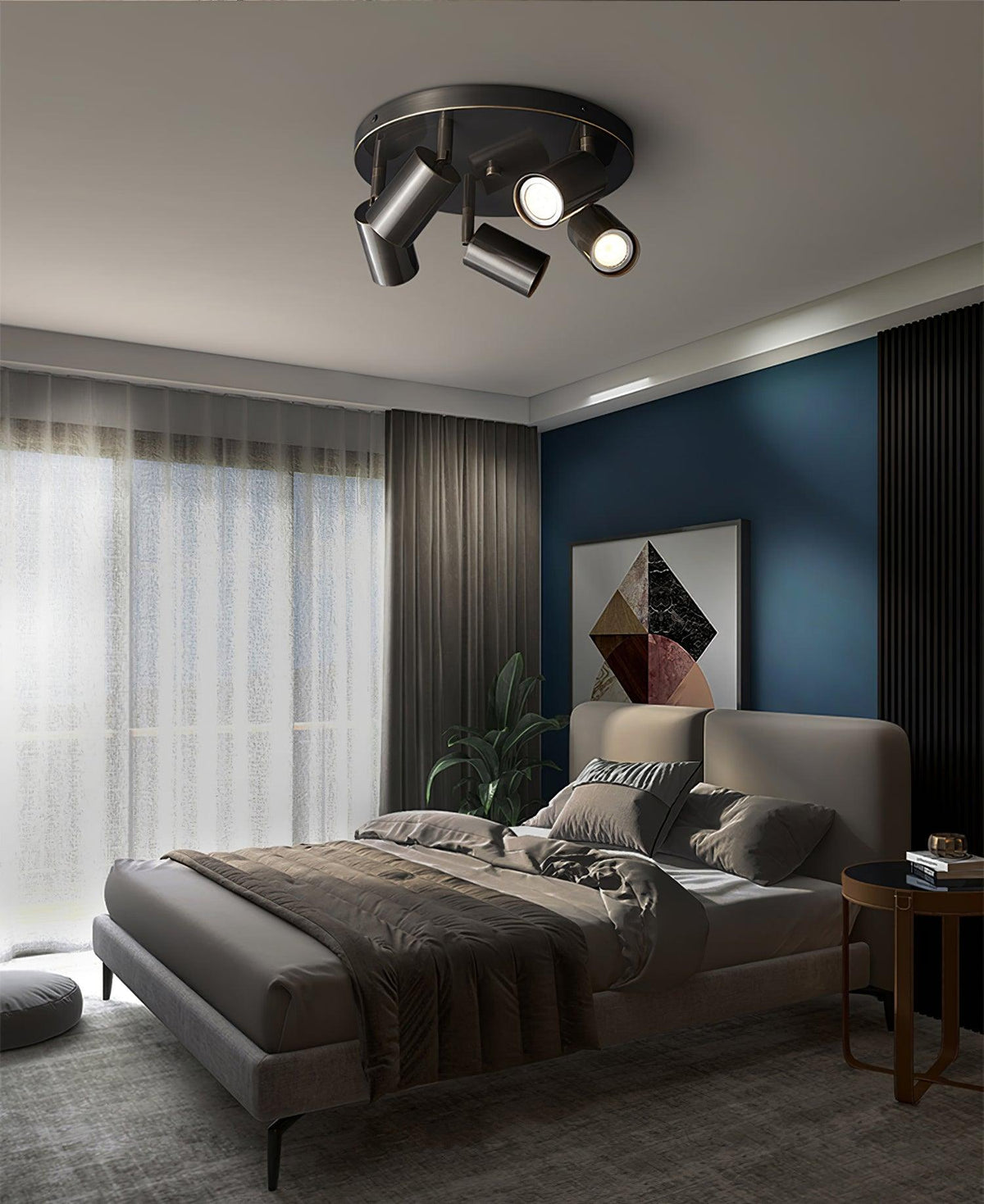 Quin plafondlamp cilindrisch verstelbaar modern