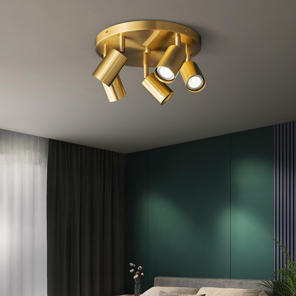 Quin plafondlamp cilindrisch verstelbaar modern
