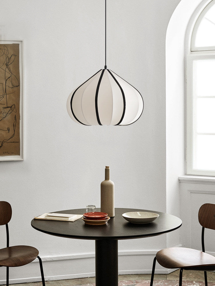 Fallowmere hanglamp van geribbelde stretchstof
