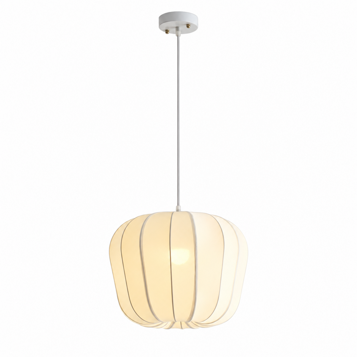 Fallowmere hanglamp van geribbelde stretchstof