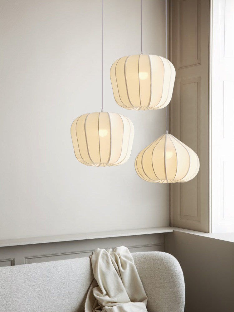 Fallowmere hanglamp van geribbelde stretchstof