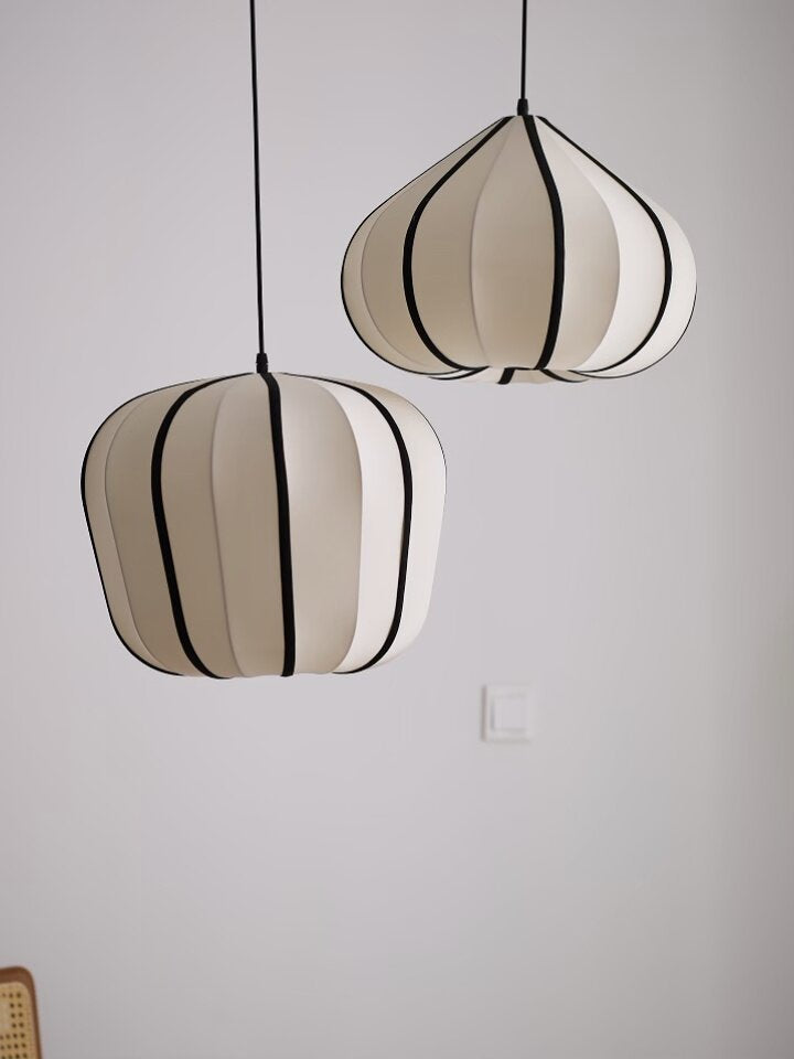 Fallowmere hanglamp van geribbelde stretchstof
