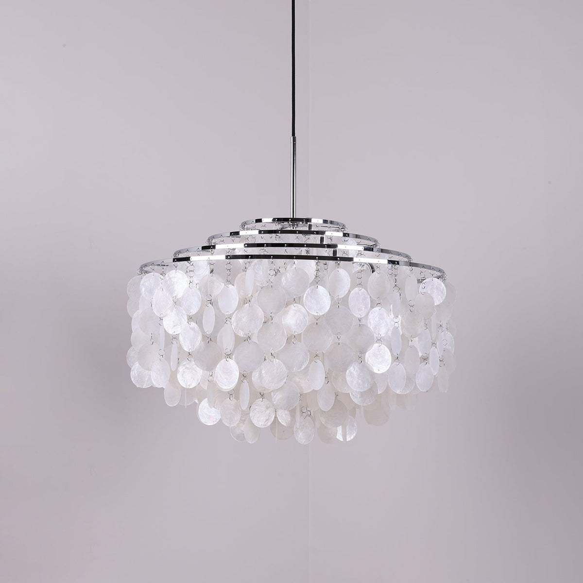 Rivena hanglamp Ronde Schelp Ring