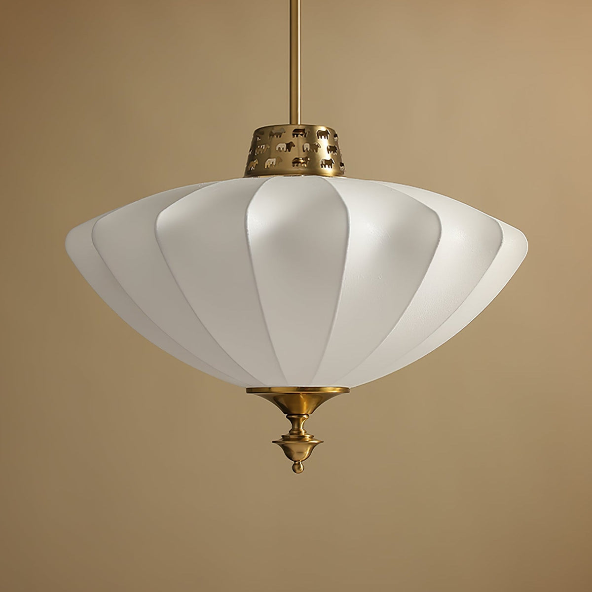 Ortalara elegantie Vintage Bloom zijde hanglamp