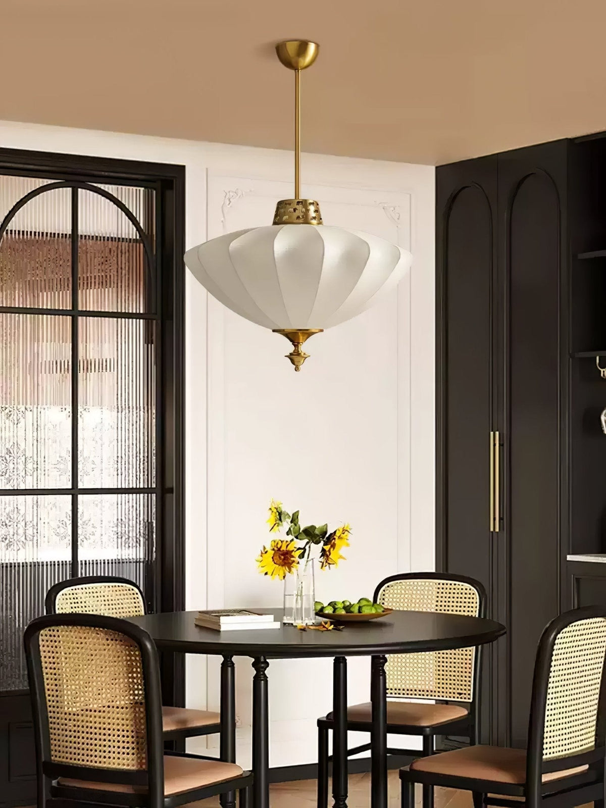 Ortalara elegantie Vintage Bloom zijde hanglamp