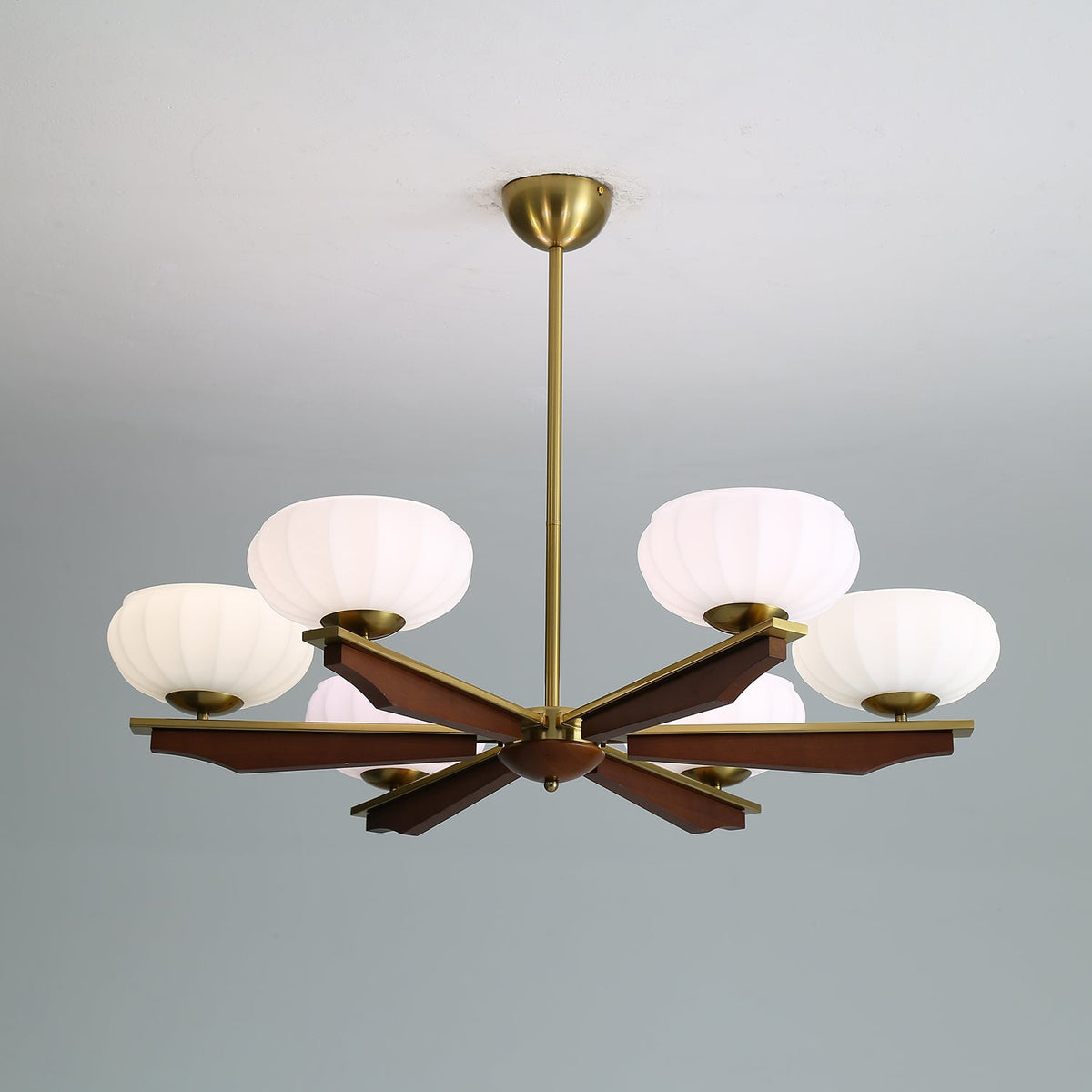 Uzoror Traditionele Elegantie Vintage Hout Kroonluchter