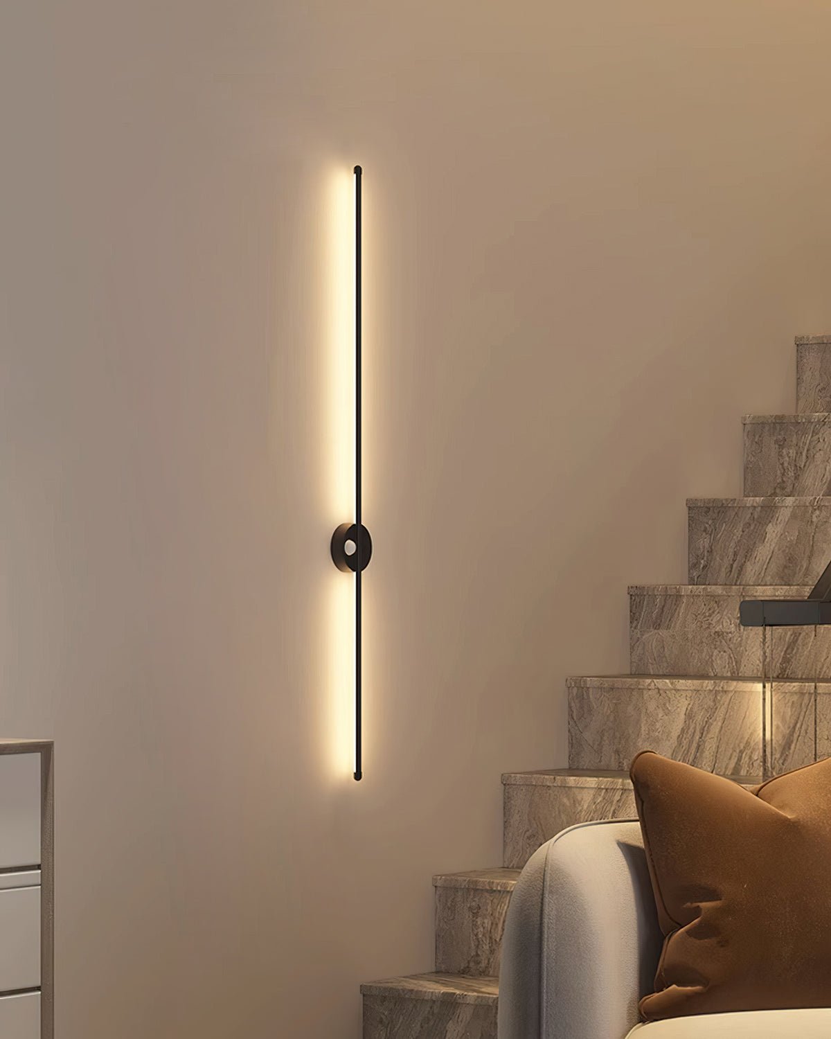 Norielia wandlamp oplaadbaar lineair minimalistisch