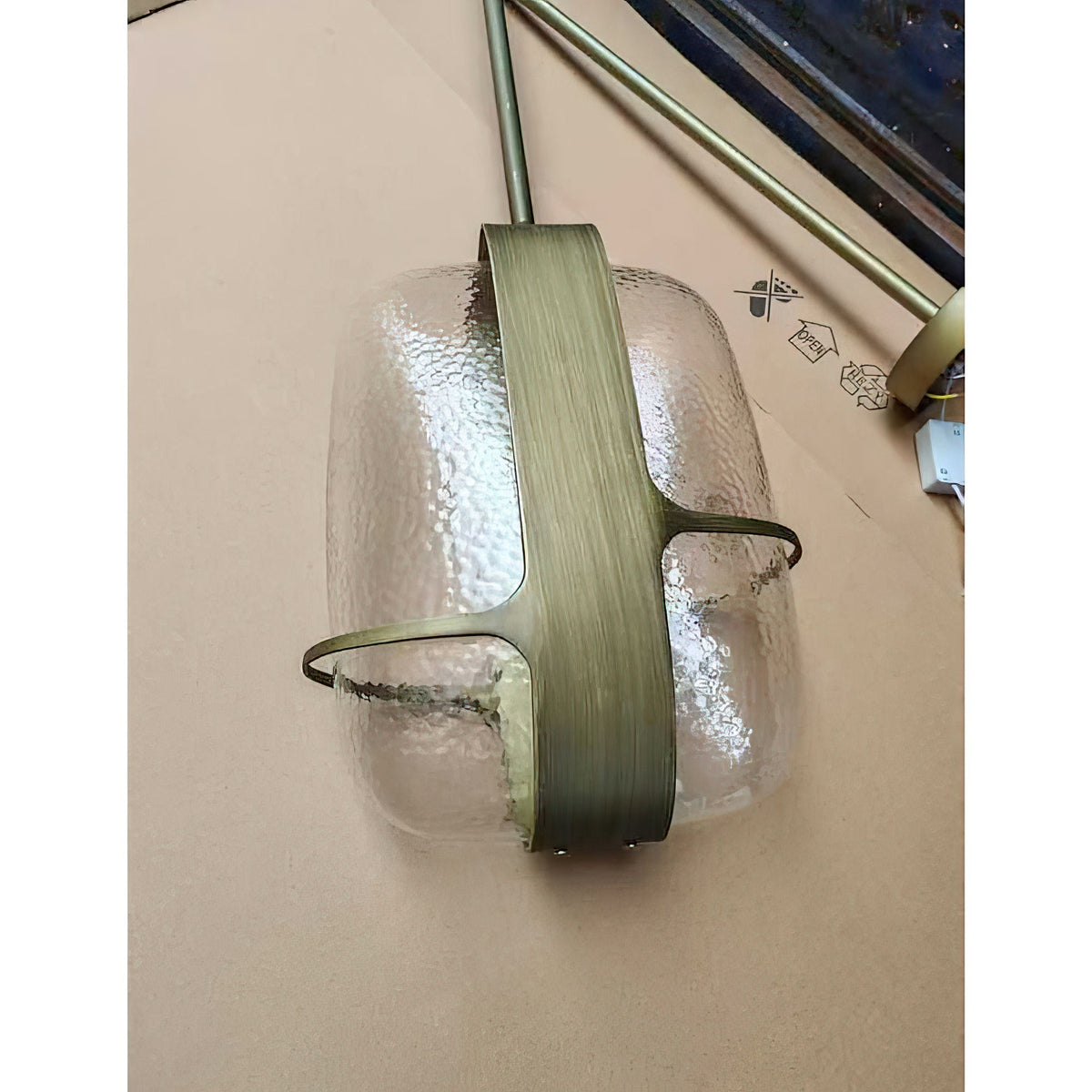 Lumeena hanglamp met afwerking en transparant