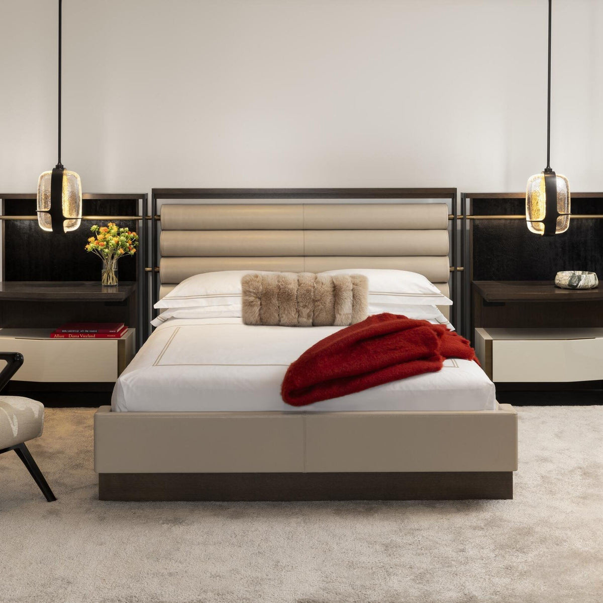 Lumeena hanglamp met afwerking en transparant