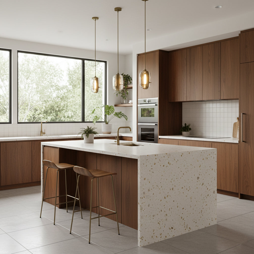 Lumeena hanglamp met afwerking en transparant