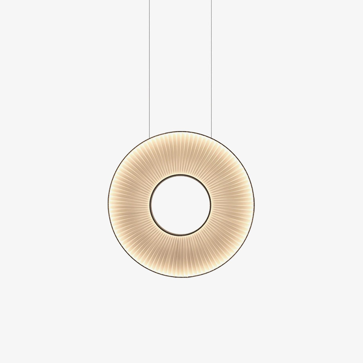 Lumira hanglamp witte stof klassiek