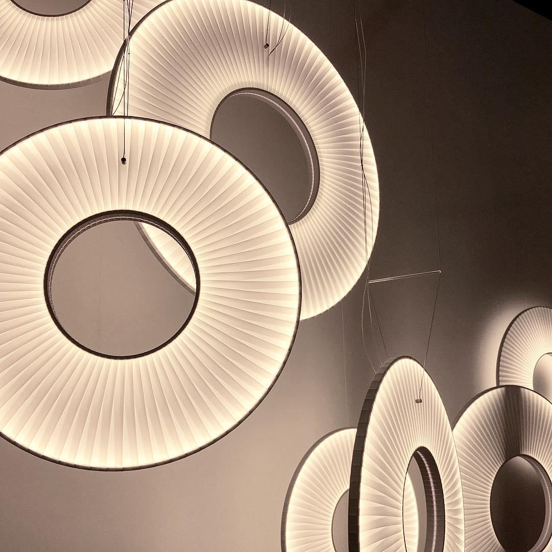 Lumira hanglamp witte stof klassiek