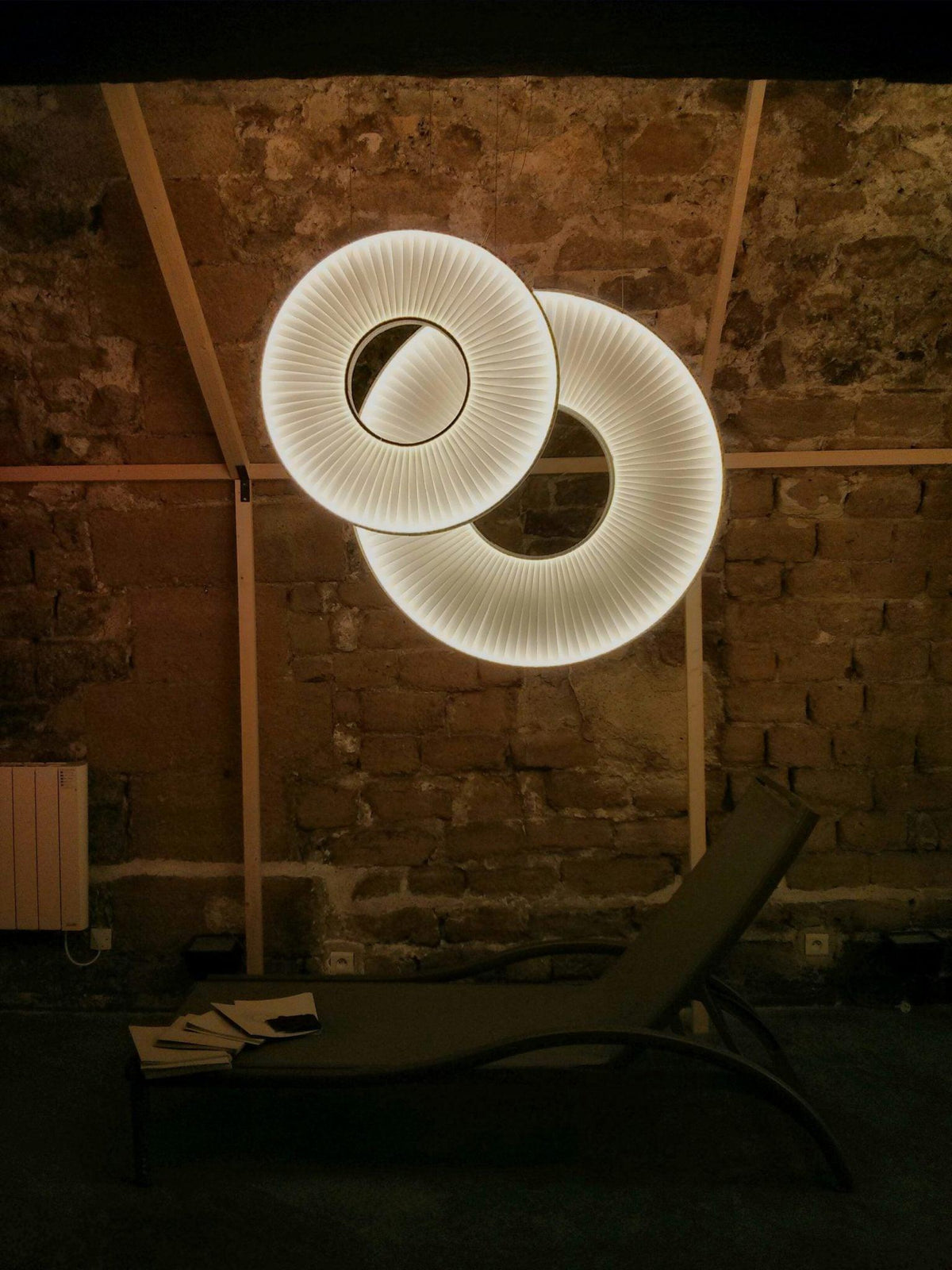Lumira hanglamp witte stof klassiek