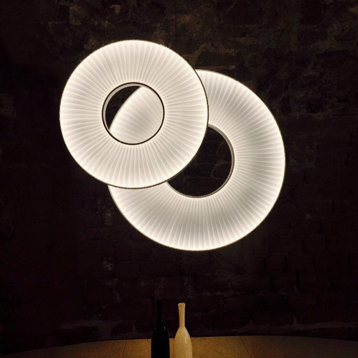 Lumira hanglamp witte stof klassiek